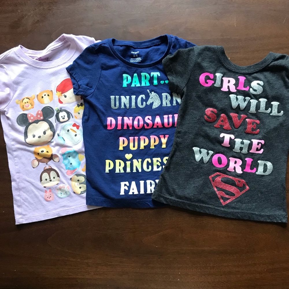 Bundle of Little Girls Shirts